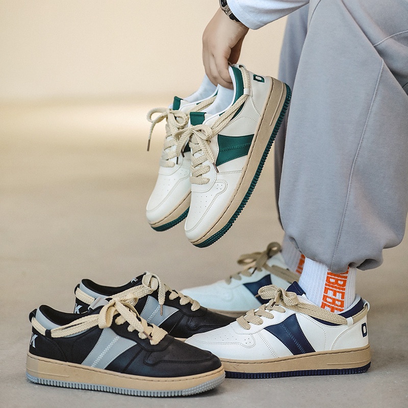 Giày sneaker nam thể thao chữ BAUB phối dây cưc chất thời trang ulzzang Hàn Quốc TH-93