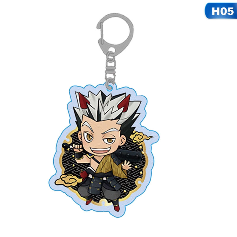 flowersqueen Móc khóa hình nhân vật anime Haikyuu xinh xắn