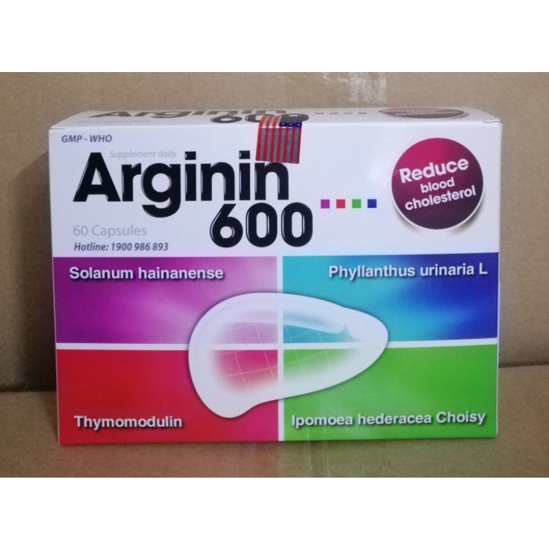 Arginin 600 tăng cường chức năng gan