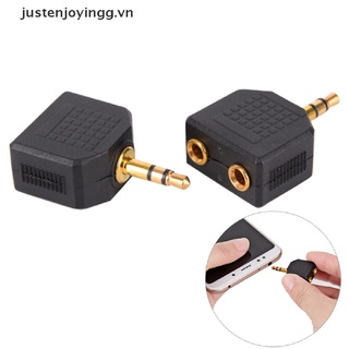 Thiết bị chia chuyển đổi phích cắm hình chữ Y âm thanh lập thể giắc cắm 3.5mm sang 2 cổng tai nghe 3.5 mm
