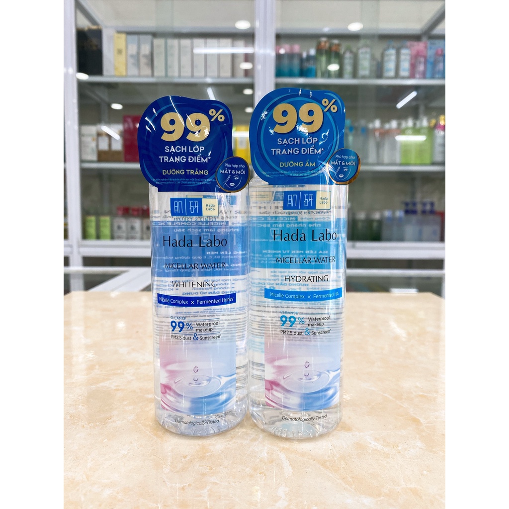 Nước Tẩy Trang Sạch Sâu HADA LABO Dưỡng Trắng Hoặc Dưỡng Ẩm Micellar Water 240ml