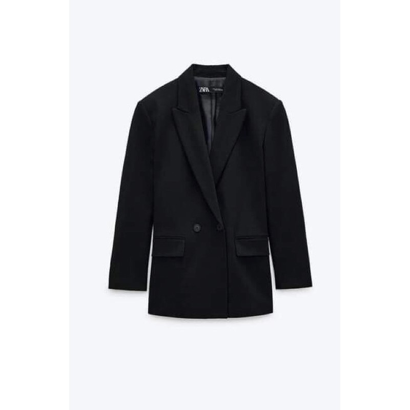 **ZARA AUTHENTIC** Blazer đen nữ sz 34 newtag