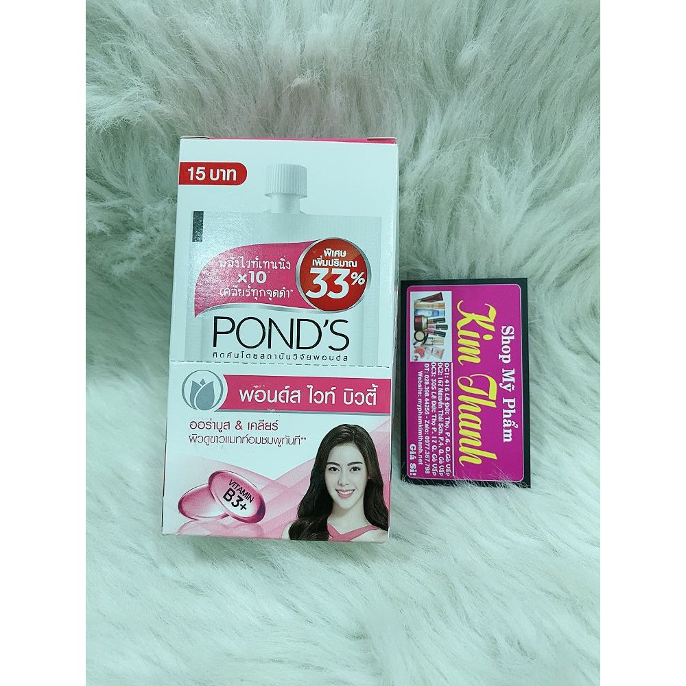 Kem dưỡng trắng da ban ngày Pond’s Thái Lan Hộp 6 gói x 10g