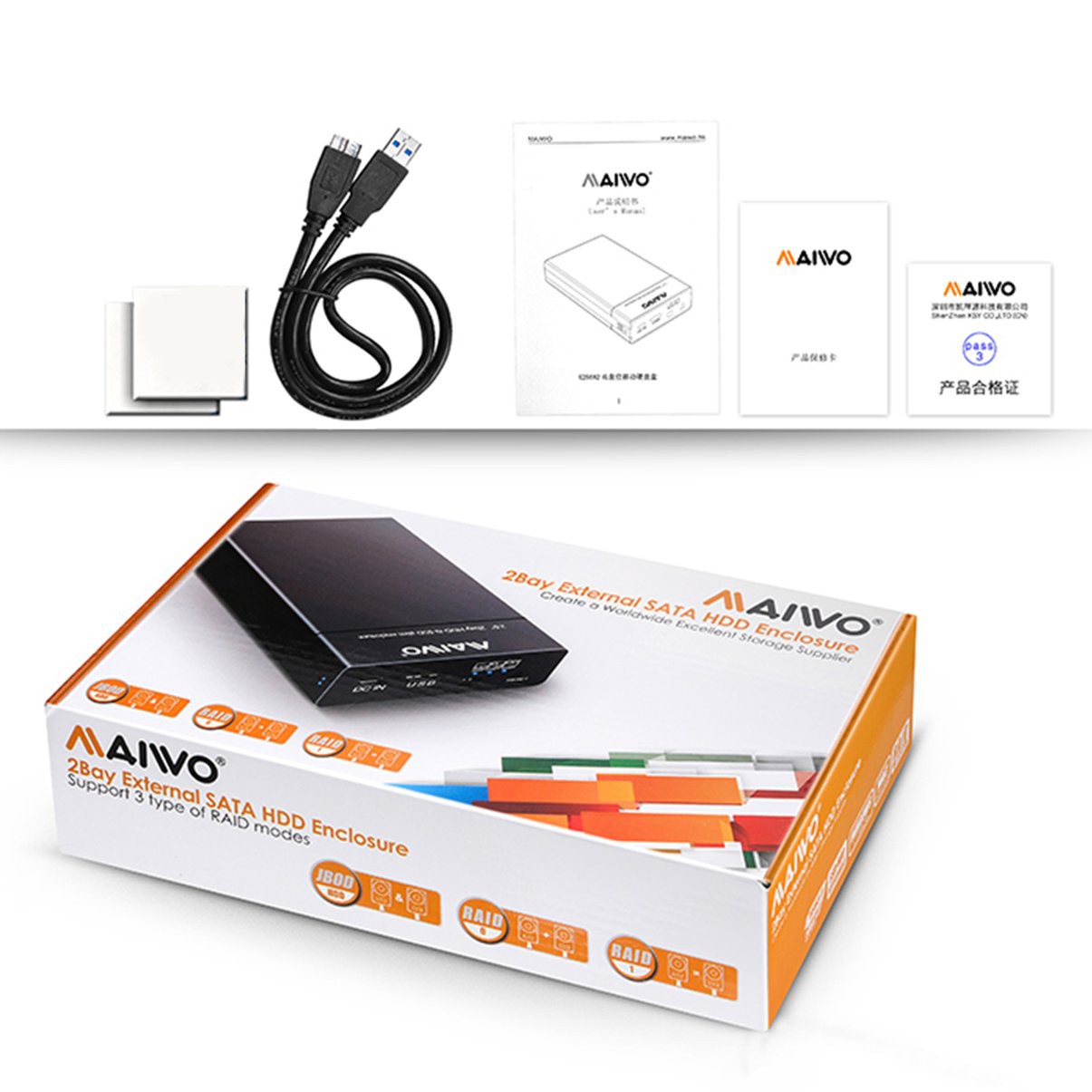 Ổ Cứng Di Động K25682 Dual Bay Hdd Ssd Usb 3.0 | BigBuy360 - bigbuy360.vn