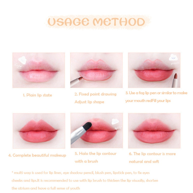 Bút Kẻ Viền Môi Pudaier Lâu Trôi Màu Sắc Tự Nhiên