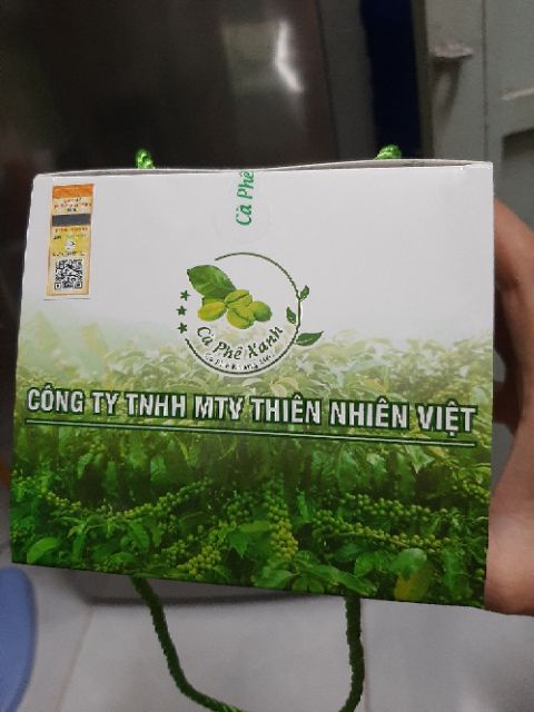 Cà Phê Xanh kháng mỡ hộp 30 gói tem cào chính hãng | BigBuy360 - bigbuy360.vn