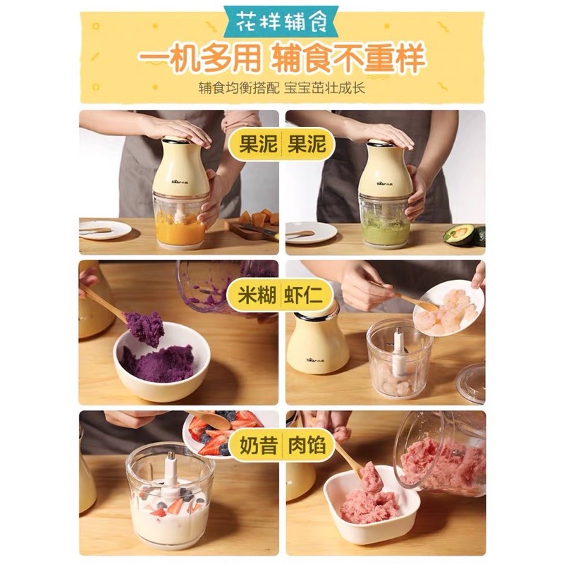 Máy xay mini hãng BEAR 0,6L hàng chính hãng nhập nội địa Trung Quốc