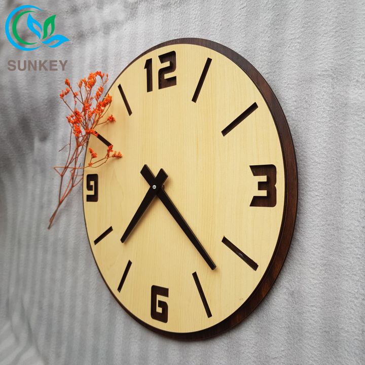 Đồng Hồ Treo Tường Trang Trí - Đường Kính 30cm - Trang Trí Tường, Nhà Cửa - Bảo Hành 1 Năm
