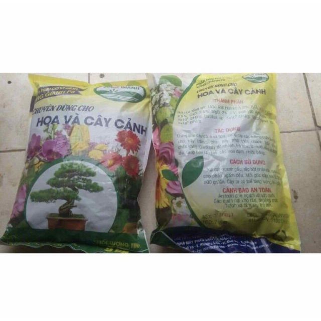 2kg phân bón Sông Gianh hữu cơ vi sinh chuyên dùng cho hoa và cây cảnh