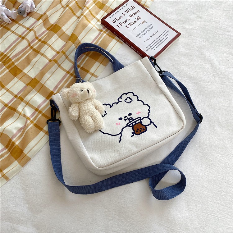 [Mã FAMAYWA2 giảm 10K đơn 50K] TÚI TOTE BAG CANVAS ĐEO CHÉO ĐI HỌC ĐI CHƠI ĐẸP GIÁ RẺ ( có gấu) | BigBuy360 - bigbuy360.vn