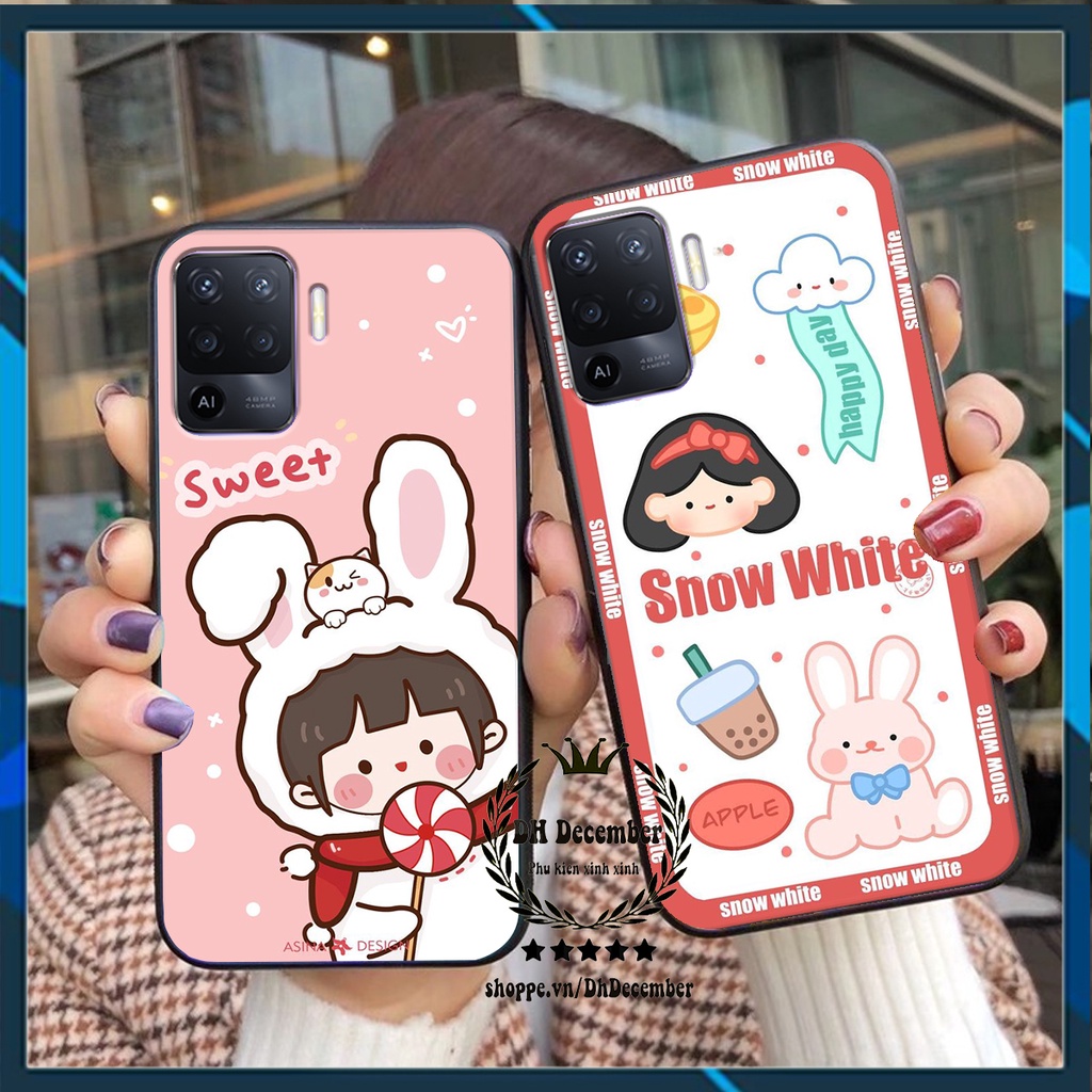 Ốp lưng Oppo A94 in hình 3D lucky, gấu Brick xinh xắn - KHÔNG NÊN BỎ LỠ