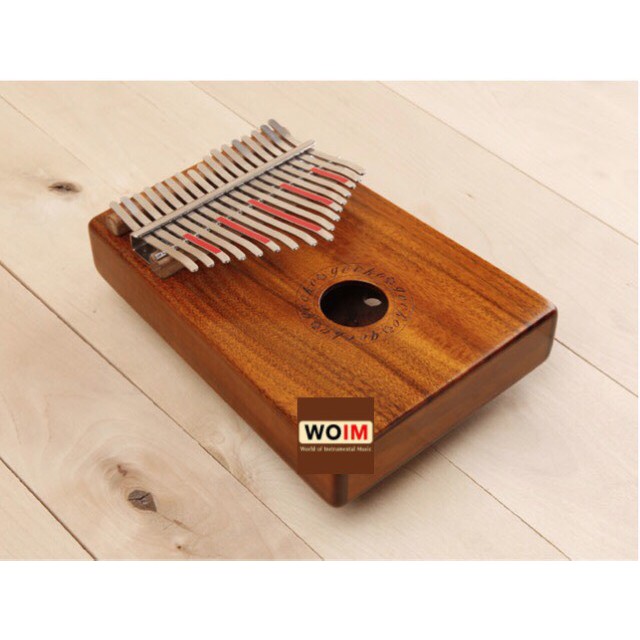 Đàn Kalimba  WOIM 17 Phím Gỗ Mahogany K17M Tặng Kèm Kèn Kazoo