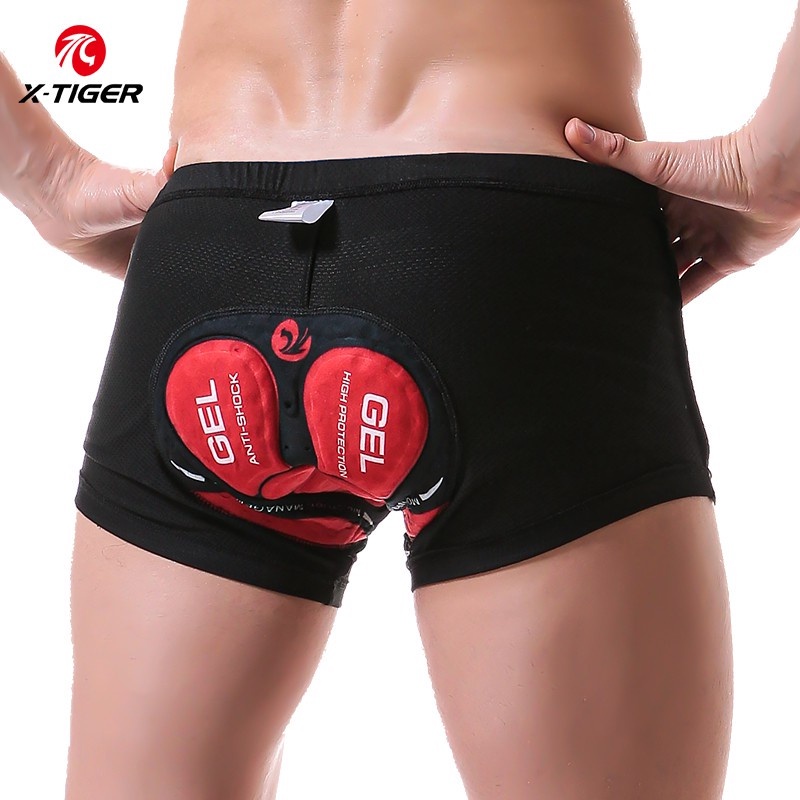 X-TIGER Quần đi xe đạp Phiên bản nâng cấp Đồ lót đi xe đạp nam 5D Chống va đập Quần short Coolmax