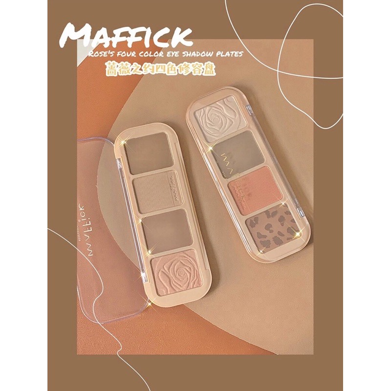 MAFFLICK - Bảng phấn má tạo khối Contouring Powder Palette