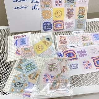 Set 20 sticker dán hình siêu siêu dễ thương - Onim