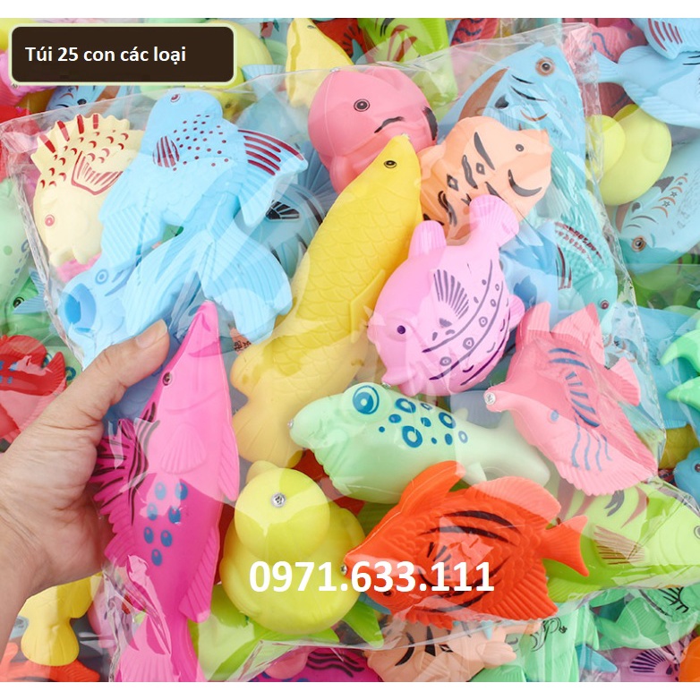 Sỉ 50 cá nhựa nhập khẩu size to khu vui chơi nhưa đẹp