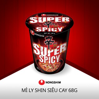 Mì nongshim siêu cay shin red cup 68g - dạng ly tiện dụng - hàn quốc