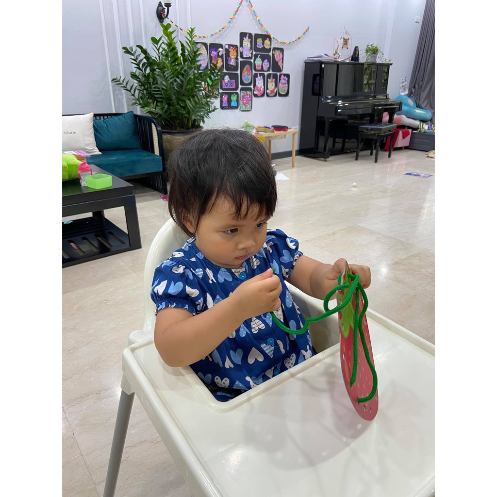 Hộp Háo Hức tương tác 0-3 tuổi, Combo 3 cuốn sách ehon, bìa cứng, trò chơi ĐAN DÂY, MIX303 | BigBuy360 - bigbuy360.vn