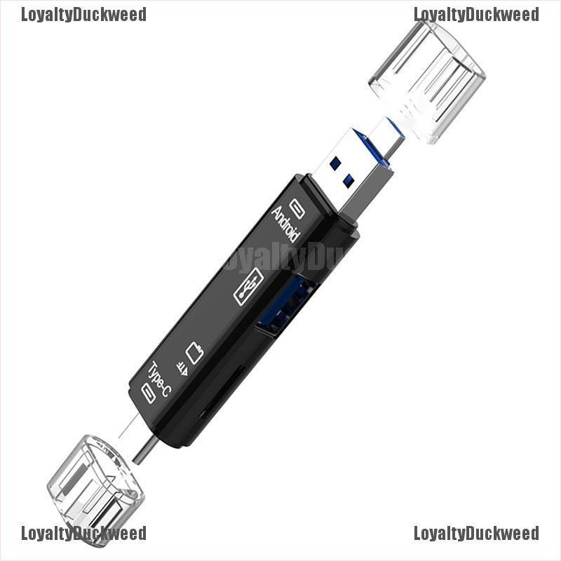 Đầu Đọc Thẻ Nhớ Otg 5 Trong 1 Usb 3.0 Type C