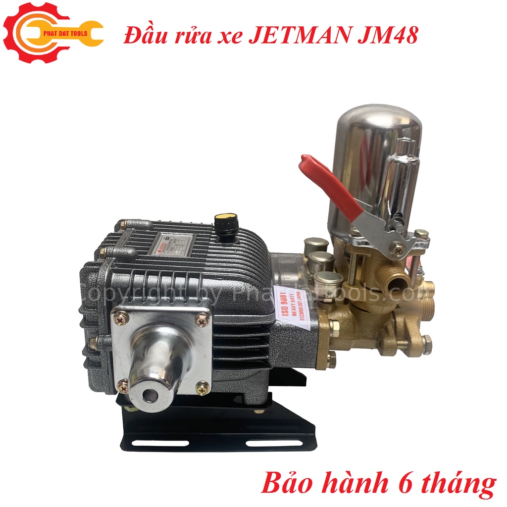 Đầu rửa xe áp lực cao JETMAN JM48 cao cấp-Máy rửa xe đầu rời-Bảo hành 6 tháng