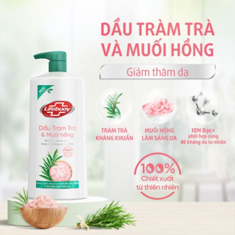 SỮA TẮM LIFEBUOY DETOX MATCHA VÀ KHỔ QUA 800GR