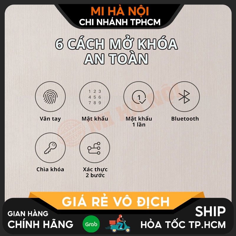 Két sắt điện tử vân tay thông minh Xiaomi Mijia