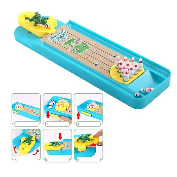 Đồ chơi ếch bắn bowling cho bé