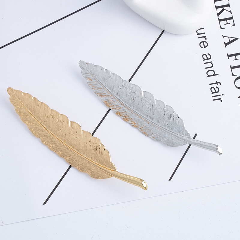 Ghim cài áo hình chiếc lông vũ, Lapel Pin cài áo vest nam thời trang GH-350