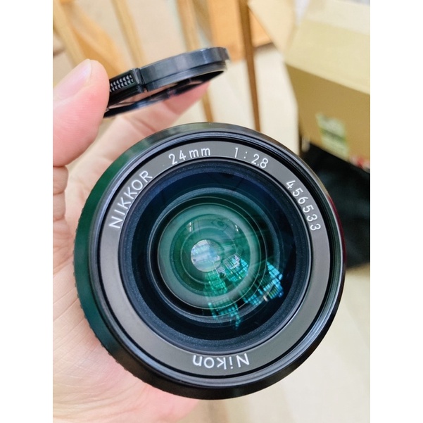 Lens góc rộng Nikon K 24mm f2.8 ngàm non AI nikon F dùng cho nikon F2 Nikomat