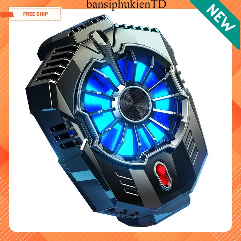 Quạt tản nhiệt điện thoại sò lạnh X20 , SL01 chơi PUBG FF ROS Siêu lạnh, LED RGB, Kẹp 2 chiều , làm mắt bằng nhiệt
