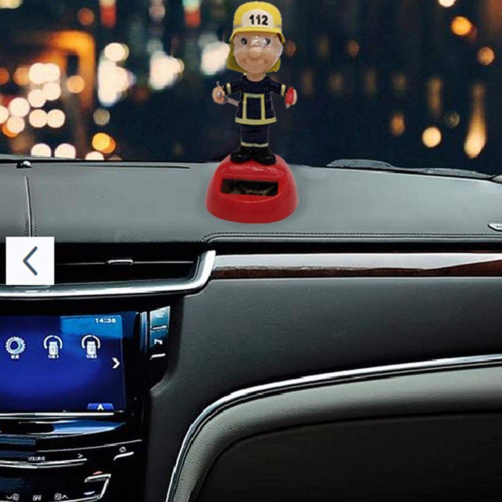 Đồ Chơi Lính Cứu Hỏa Sử Dụng Năng Lượng Mặt Trời Thân Thiện Với Môi Trường Trang Trí Nội Thất Xe Hơi / Xe Cứu Hỏa