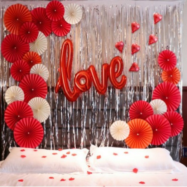 Set Bóng Trang Trí Phòng Cưới Cao Cấp Happy Wedding