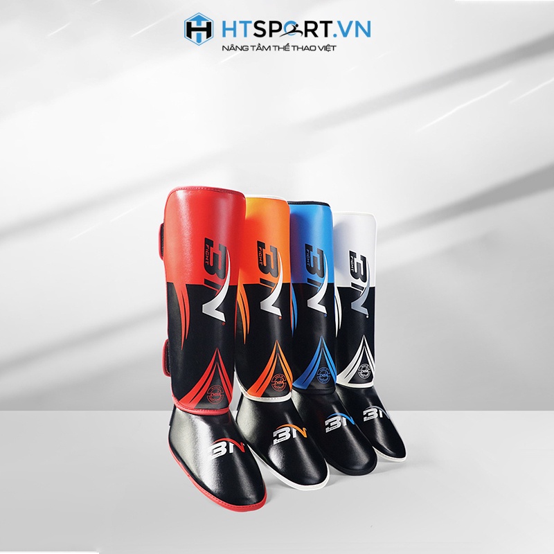 Giáp Chân Boxing, Bảo Hộ Chân BN Muay Thái Đấm Bốc Quyền Anh Khiên Bảo Vệ BN Shin Guards Chính Hãng (1 Đôi)