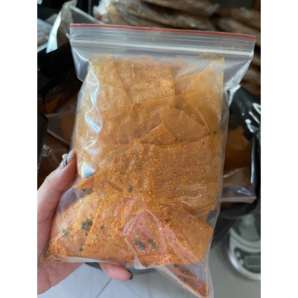 Bánh tráng vị phô mai / phô mai lá hành - túi 200gr