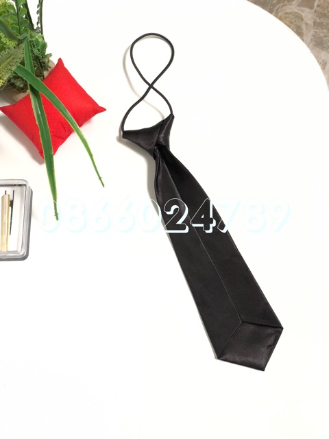 Mặc gì đẹp: Đẹp với [Mã FAMARAL1 giảm 10K đơn 50K]Cà vạt thắt sẵn bản nhỏ 6x26cm - Cà vạt nam nữ bản nhỏ - bán buôn