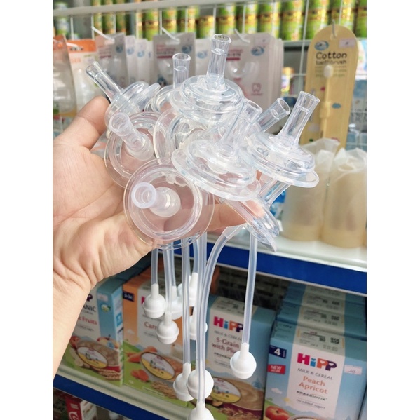 Ống hút thay thế núm ti cổ rộng