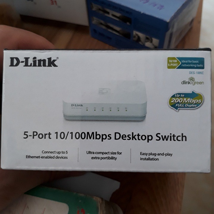 Bộ Chia Mạng Switch 5 cổng D-Link - HÀNG CHÍNH HÃNG