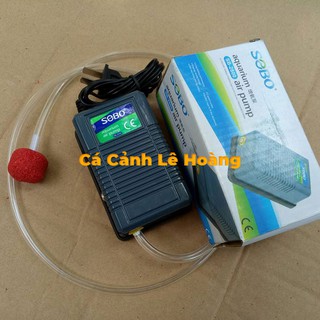 Máy sủi khí oxi cho bể các cảnh mini SB2800, 2.5W/ SL2800 3W TẶNG NGAY 1m Dây + 1 Viên Sủi