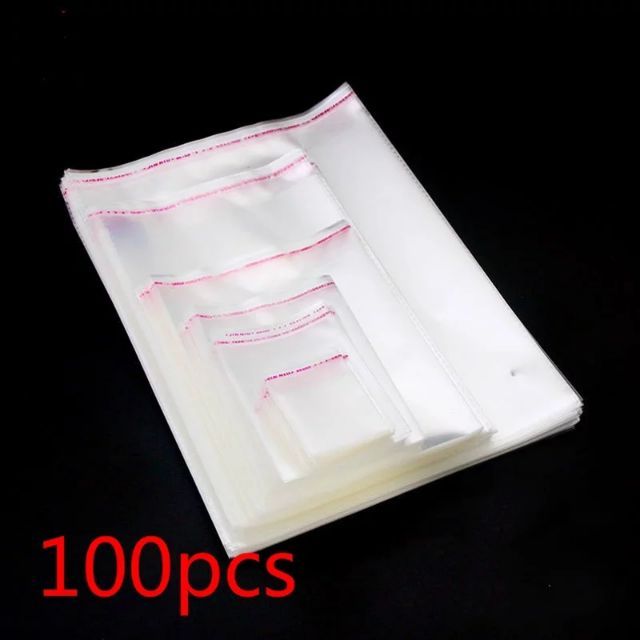 Combo 100 túi opp dán miệng size nhỏ