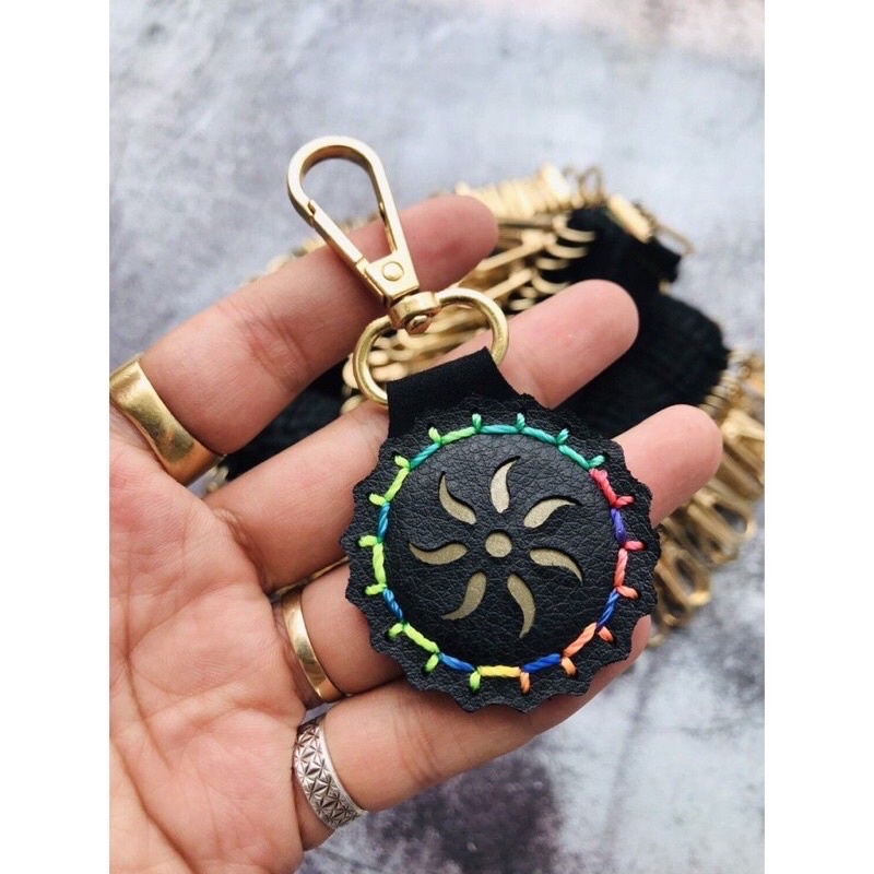 Hít bi bát giác bọc da đen