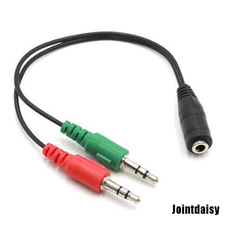 Bộ Chia Âm Thanh Tai Nghe 3.5mm Female Sang 2 Male Jack 3.5 Mic Super