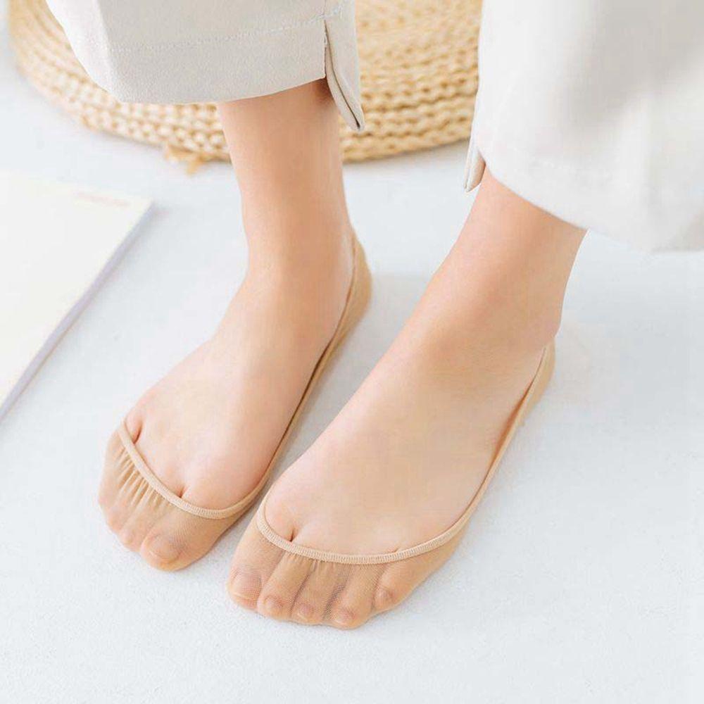 Vớ Thuyền Cổ Thấp Siêu Mỏng Thoáng Khí Chống Trượt Thời Trang Mùa Hè