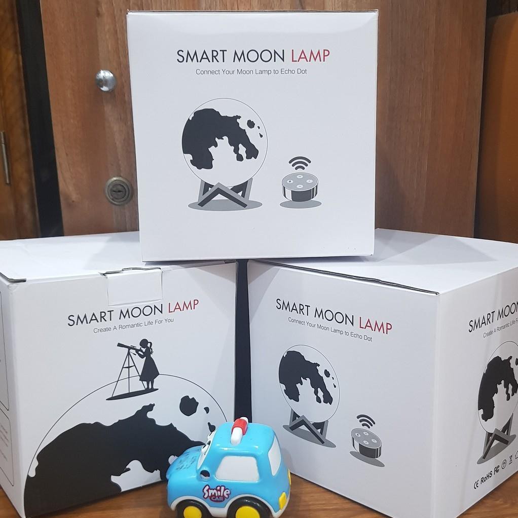 Đèn Mặt Trăng 3D Smart - APP điều khiển,Ra lệnh giọng nói Alexa - QUÀ TRUNG THU CỰC Ý NGHĨA