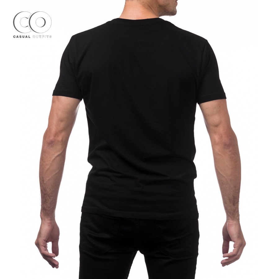 Áo thun, áo tee nam Pro Club  Light Weight 100% cotton cổ tim 2 màu đen trắng