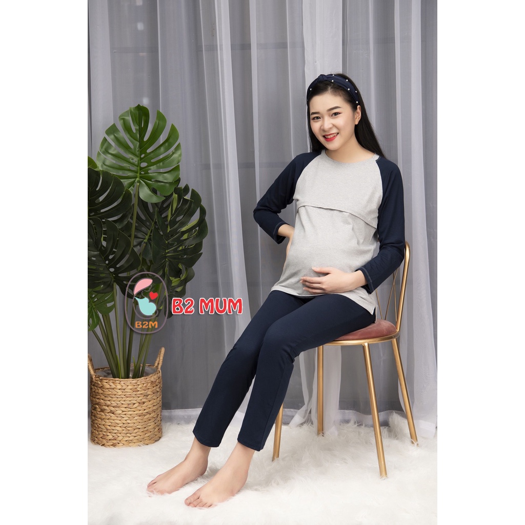 L83 BỘ BẦU COTTON PHỐI DÀI TAY KHÓA KÉO CHO BÉ TI