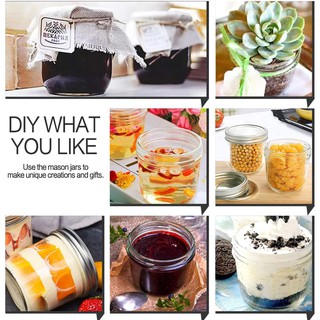 COMBO 2 HŨ THUỶ TINH MIỆNG RỘNG 300ML NẮP NHÔM XOÁY ĐỰNG THỰC PHẨM, HOA QUẢ, BỘT, TRÀ