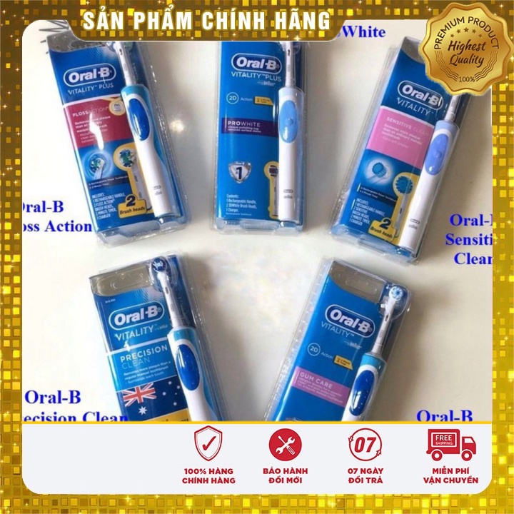 Free Ship Bàn chải điện Oral-b Braun Vitality chính hãng trẻ em và người lớn