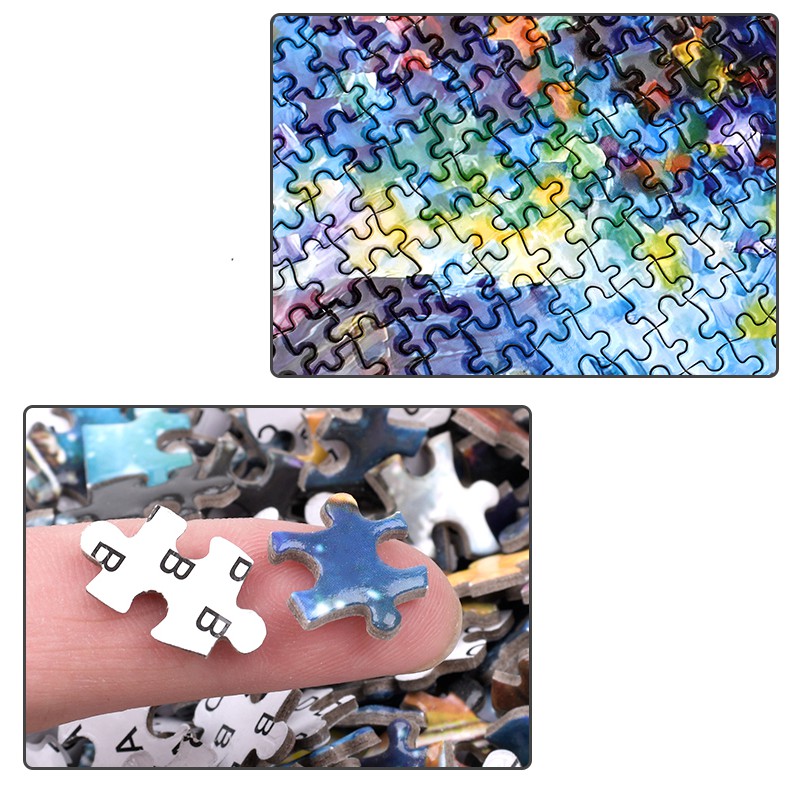 Bộ Tranh Ghép Xếp Hình 1000 Pcs Jigsaw Puzzle Thế Giới Động Vật Thú Vị Cao Cấp-H43