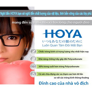 Tròng kính Hoya 1.55