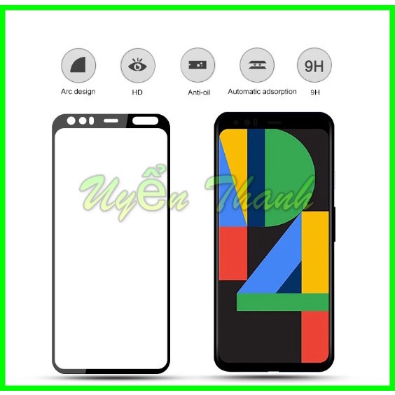 Kính Cường lực Full màn Google Pixel 3 3A XL 4 4A 4G 4A 5G 4XL